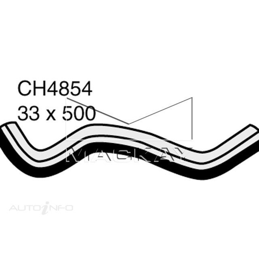 Mackay CH4854 Radiator Upper Hose For Nissan Patrol GU 3.0L I4 Turbo Dslan&Auto