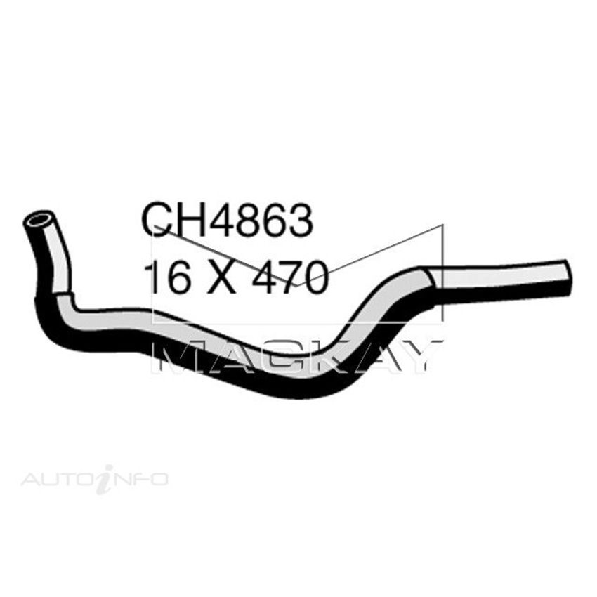 Mackay Coolant Recovery Tank Hose For Nissan Patrol GU 3.0L I4 Man Auto-CH4863