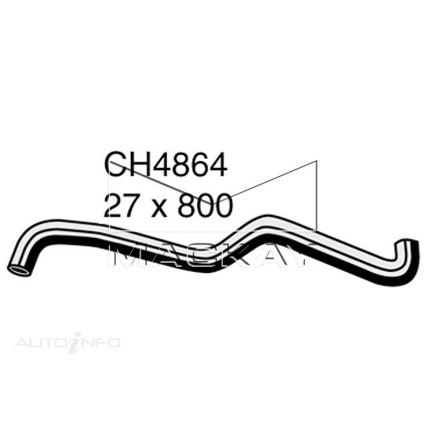 Mackay CH4864 Radiator Upper Hose For Subaru TRIBECA . 3.0L F6 Ptl Manual/Auto