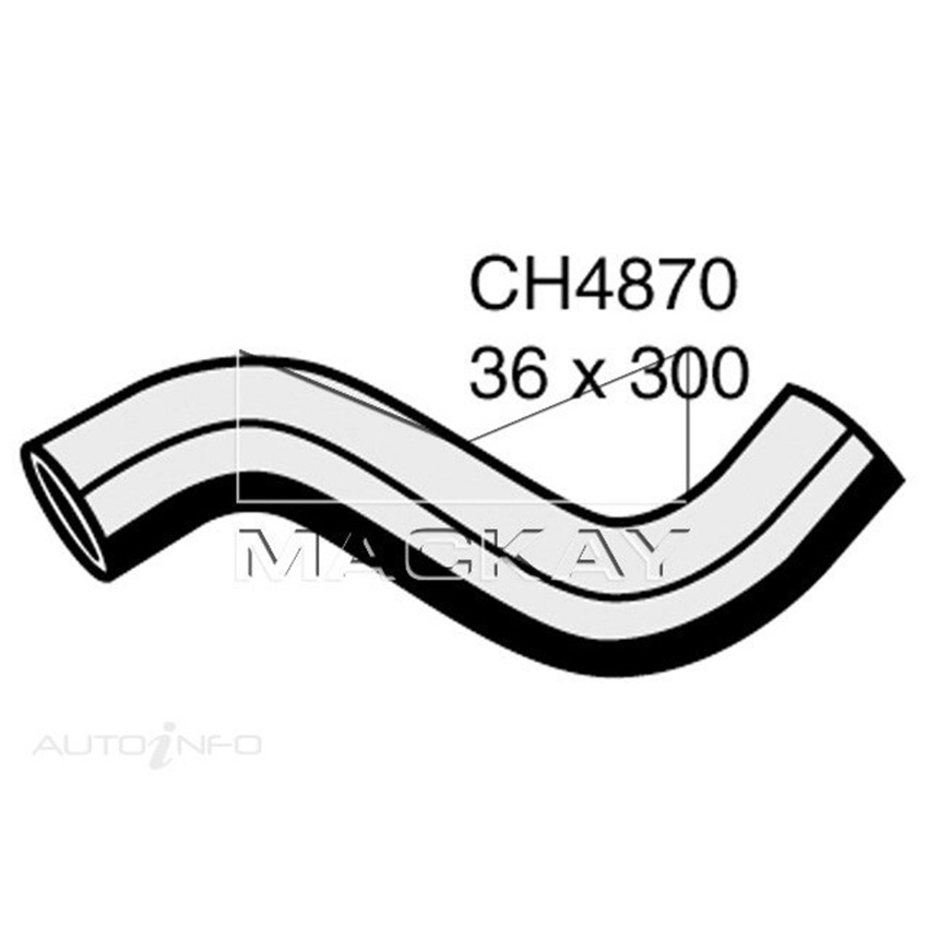 Mackay Radiator Upper Hose For Subaru Forester SF 2.0L F4 Petrol Manual/Auto