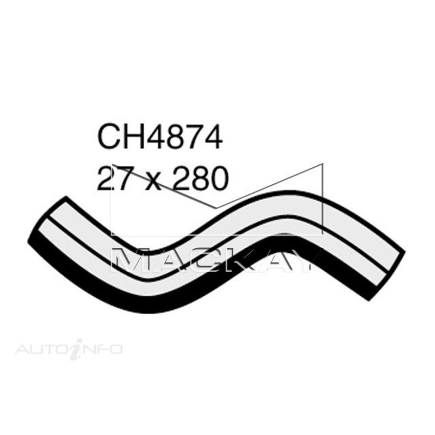 Mackay Radiator Upper Hose For Left Subaru Outback BP 3.0L F6 Petrol Man & Auto