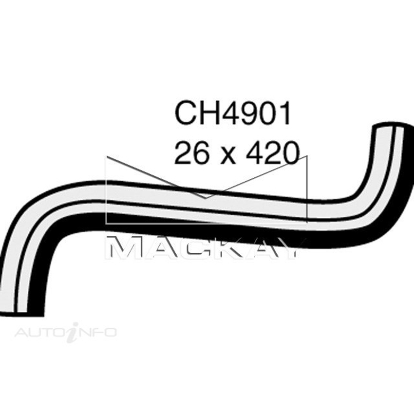  CH4901 Radiator Upper Hose For Right Subaru Outback Bp 3.0L F6 Ptl Man&Auto
