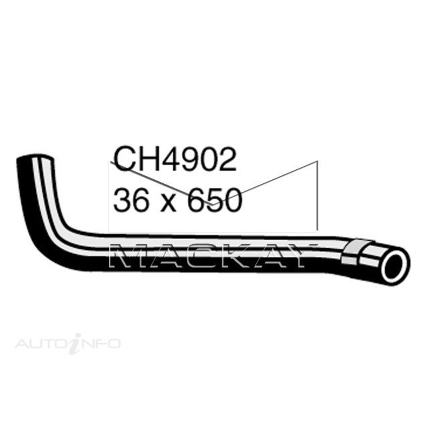 Mackay CH4902 Radiator Lower Hose For Lexus GS300 GRS190R 3.0L V6 Ptl Man&Auto