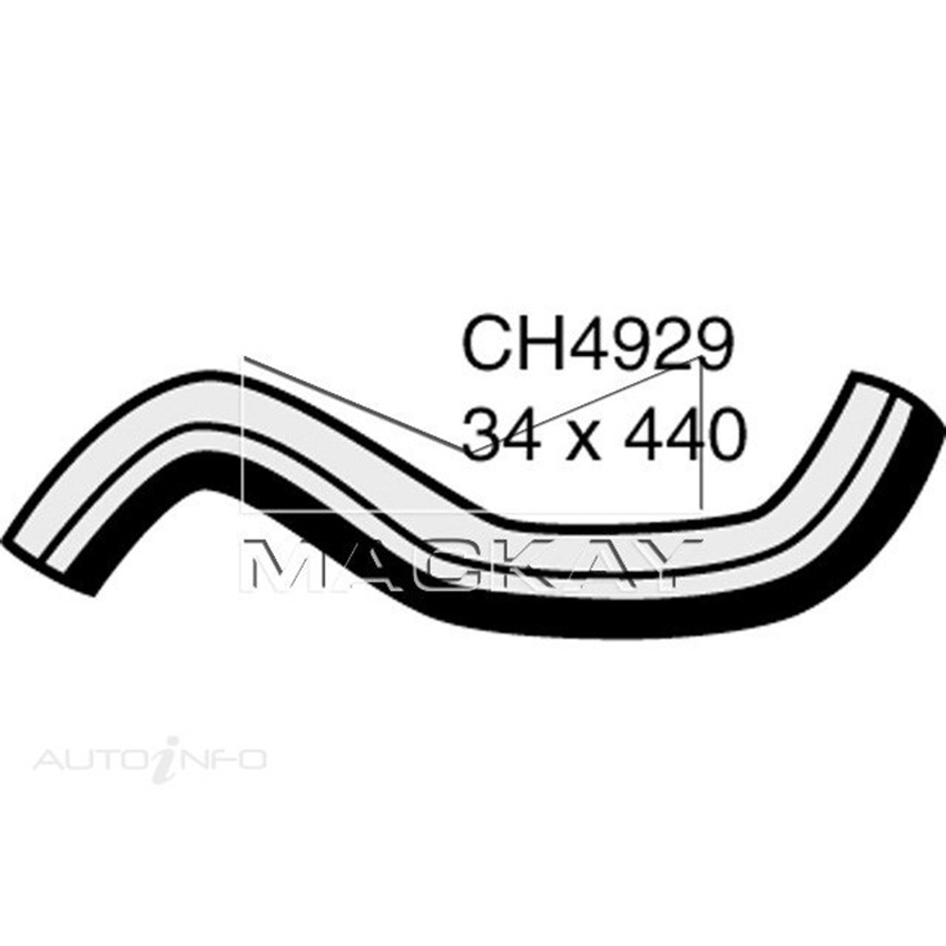 Mackay Radiator Top Hose For Mitsubishi OutLander ZE 2.4L I4 Petrol Manual/Auto