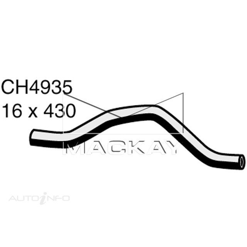Mackay Heater Hose For Mitsubishi OutLander ZF 2.4L Petrol Manual / Auto