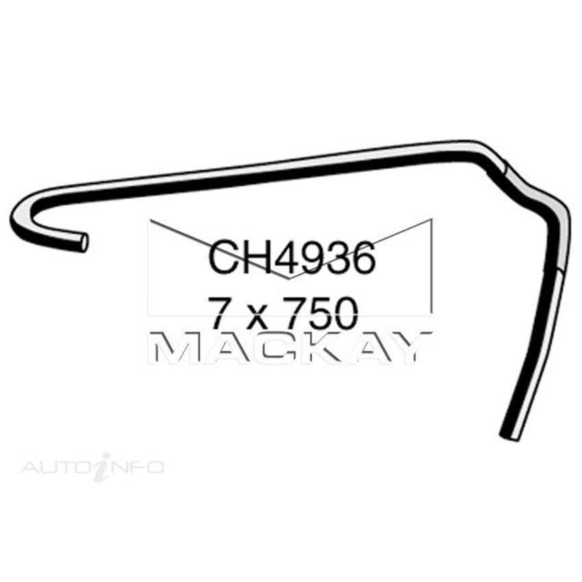 Mackay Coolant Recovery Tank Hose For Nissan Patrol GU 3.0LTurbo Diesel Man Auto