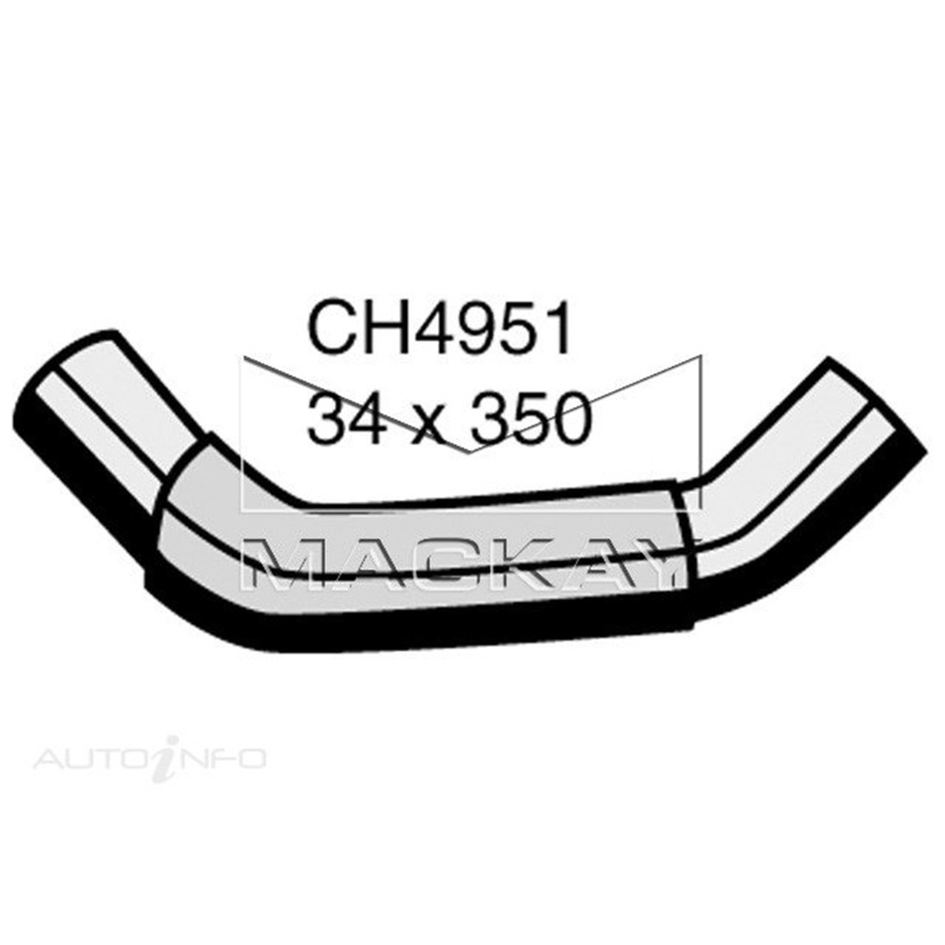 Mackay Radiator Upper Hose For Left Mitsubishi OutLander ZG ZH 3.0L V6 Ptl