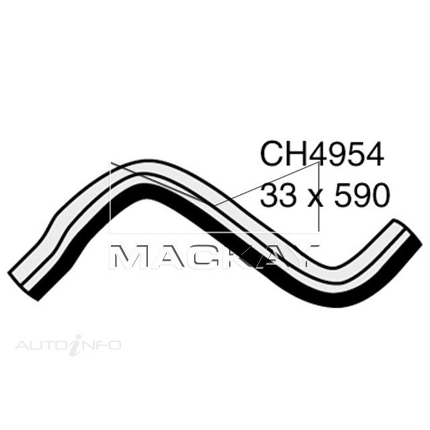 Mackay Radiator Lower Hose For Holden Barina TK 1.6L Petrol Auto - CH4954