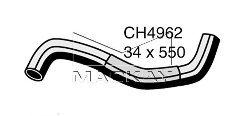 Mackay Bottom Hose For INFINITI G35 3.5 Litre VQ35DE-CH4962