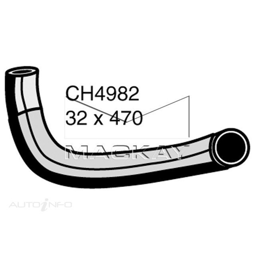Mackay Radiator Lower Hose For Mazda CX7 ER 2.3LTurbo Petrol Manual/Auto
