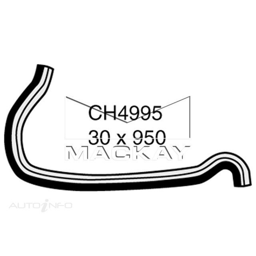 Mackay Radiator Upper Hose For Mazda MPV LW 2.5L V6 Petrol Manual/Auto - CH4995