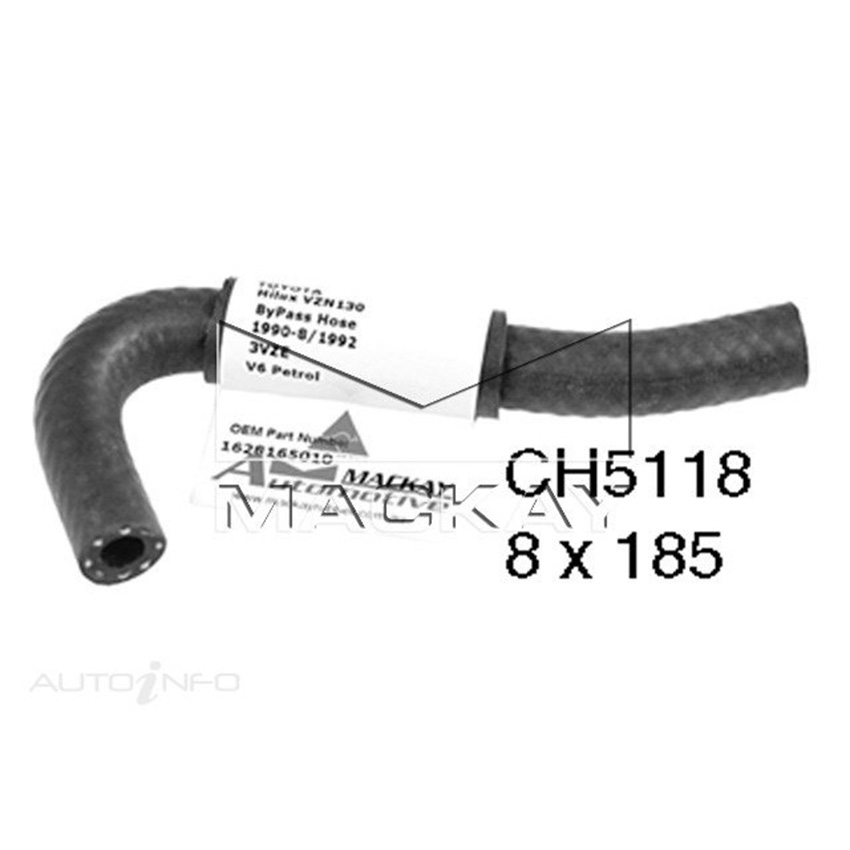 Engine By Pass Hose for Toyota 4 Runner VZN130R 3.0L V6 Petrol Manual & Auto