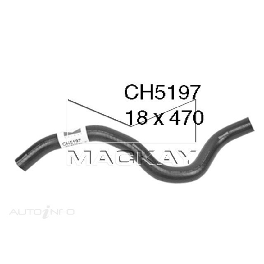 Mackay Heater Hose For Nissan X-Trail T31 2.5L Petrol Manual & Auto  - CH5197