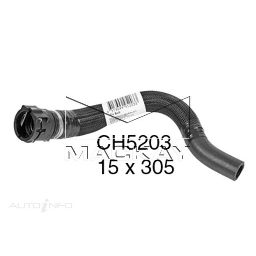 Mackay Heater Hose For Holden Commodore VE 3.6L V6 Petrol LPG Manual / Auto