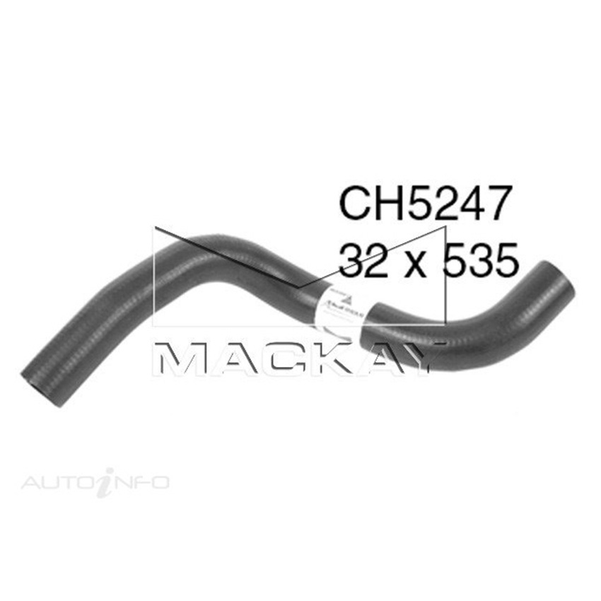 Mackay CH5247 Radiator Lower Hose For Holden Barina TK 1.6L I4 Petrol Manual