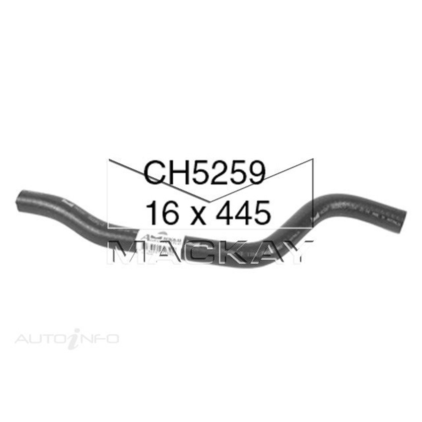 CH5259 Heater Hose for Daewoo Nubira J100 J150 2.0L I4 Petrol Manual / Auto