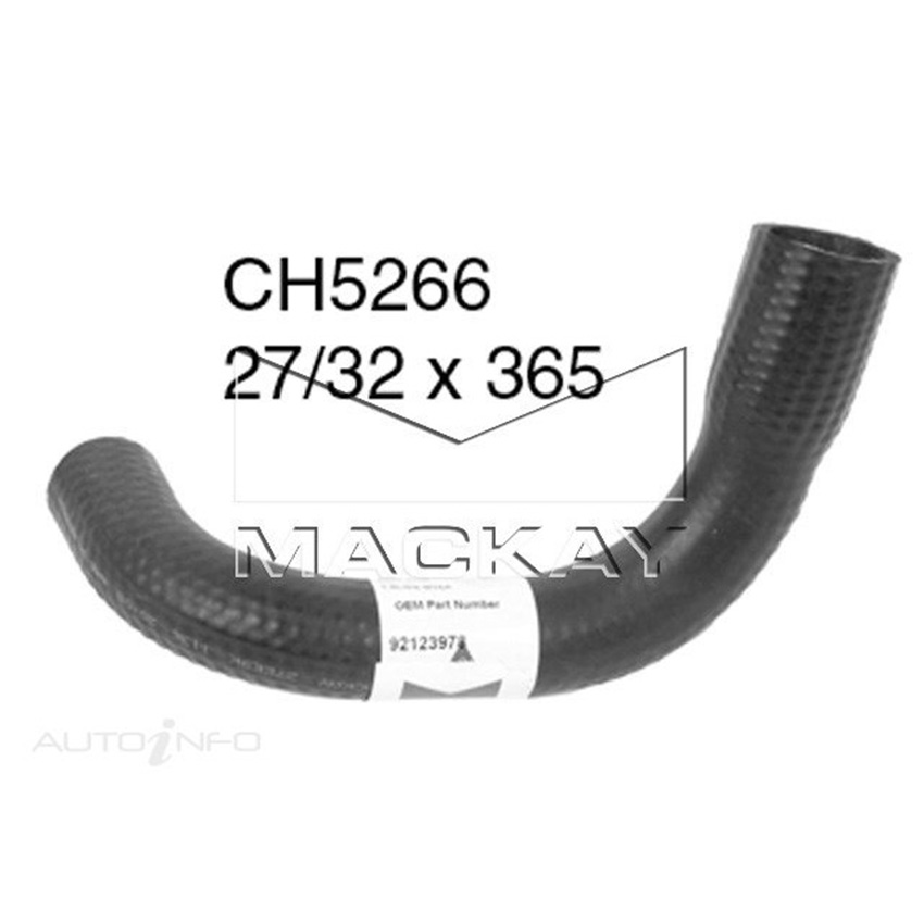 Mackay Radiator Upper Hose For Holden Cruze YG 1.5L Petrol Manual/Auto - CH5266