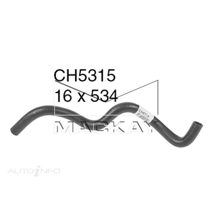 CH5315 Heater Hose for Subaru Brumby . 1.8L F4 Petrol Manual / Auto Mackay