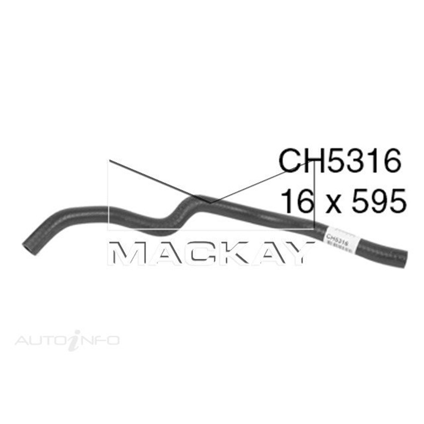 Mackay Heater Hose For Subaru Brumby . 1.8L F4 Petrol Manual / Auto  - CH5316