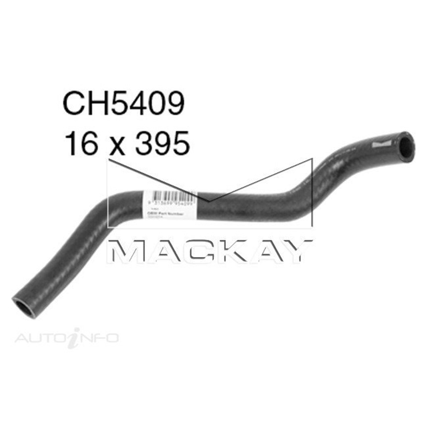 Mackay Heater Hose For Toyota Hiace RZH113R 2.4L Petrol Manual & Auto  - CH5409