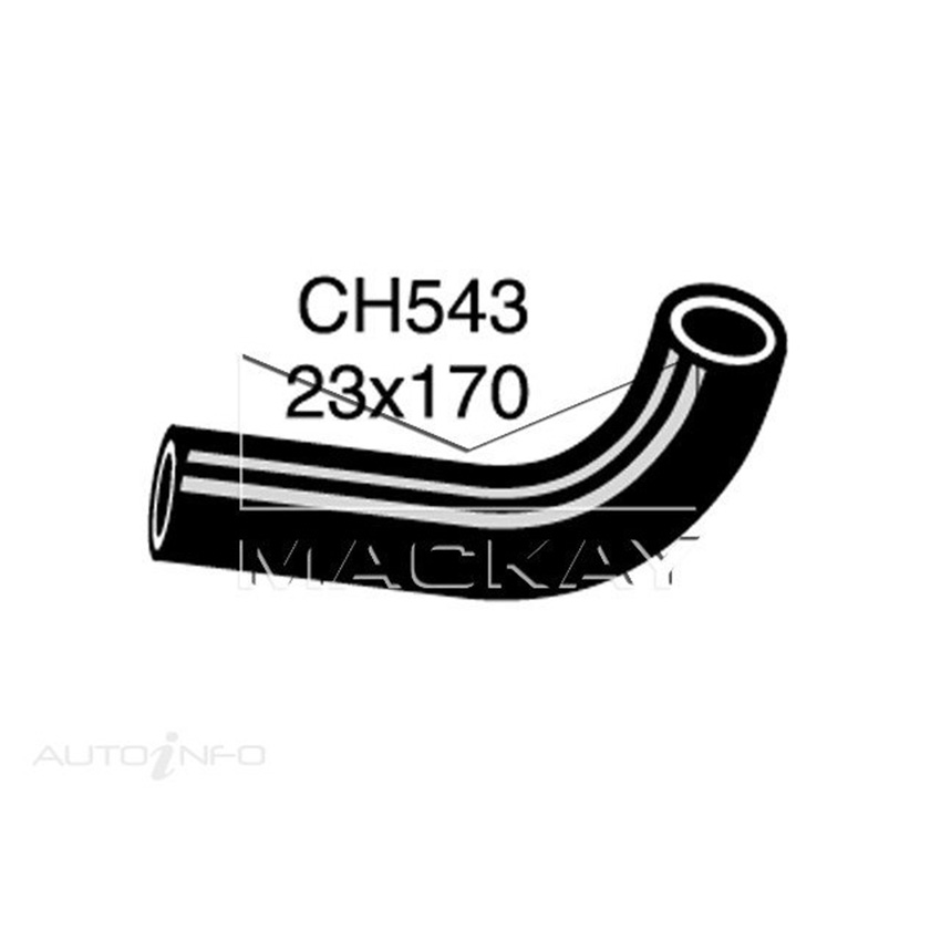 Mackay Radiator Upper Hose For Leyland Mini . 1.0L I4 Petrol Manual/Auto -CH543
