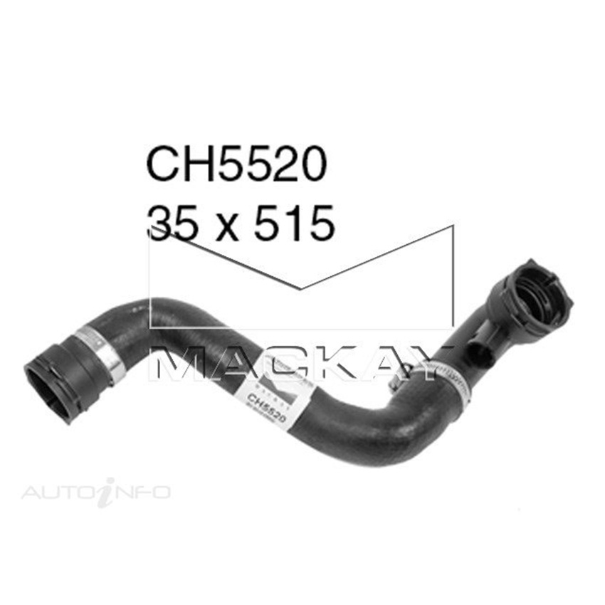 Mackay CH5520 Radiator Lower Hose For BMW X3 E83 3.0L I6 Petrol Manual/Auto