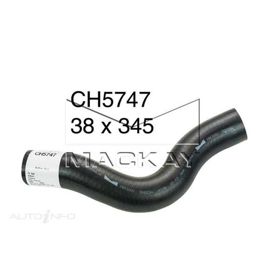 Mackay CH5747 Radiator Lower Hose For Subaru TRIBECA . - 3.6L F6 Ptl - Man&Auto