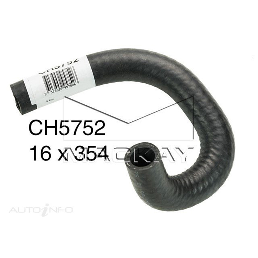 CH5752 Heater Hose for Holden Rodeo RA - 3.6L V6 Petrol - Manual & Auto Mackay
