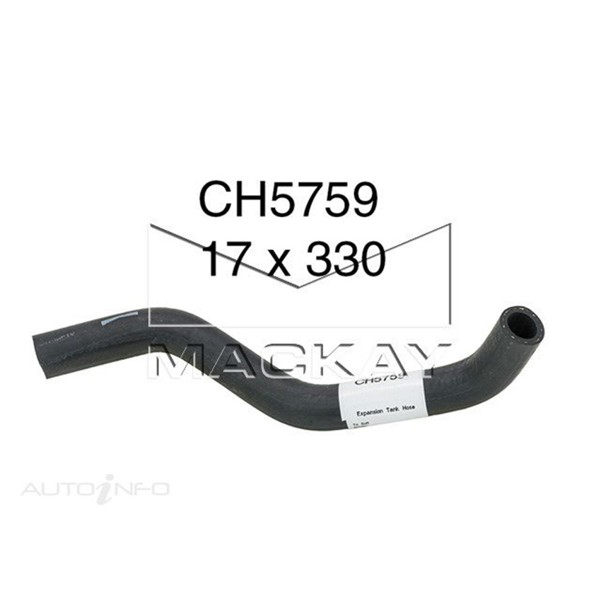 CH5759 Coolant Recovery Tank Hose for Holden Barina TK - 1.6L I4 Petrol - Manual & Auto