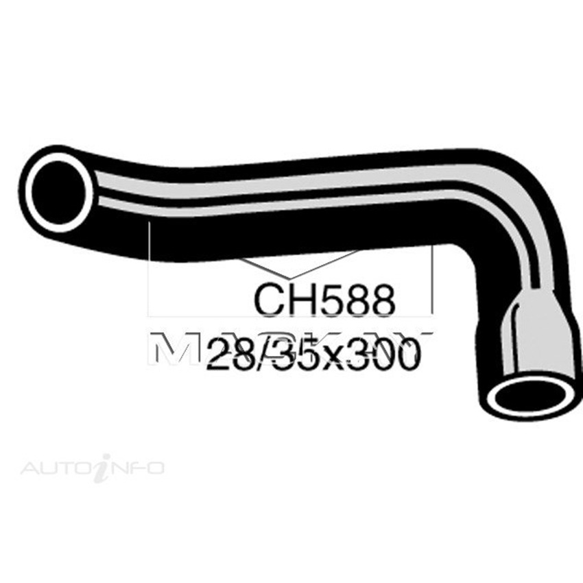  CH588 Radiator Lower Hose For Land Rover Series 2A 88 2.3L I4 Ptl Man&Auto