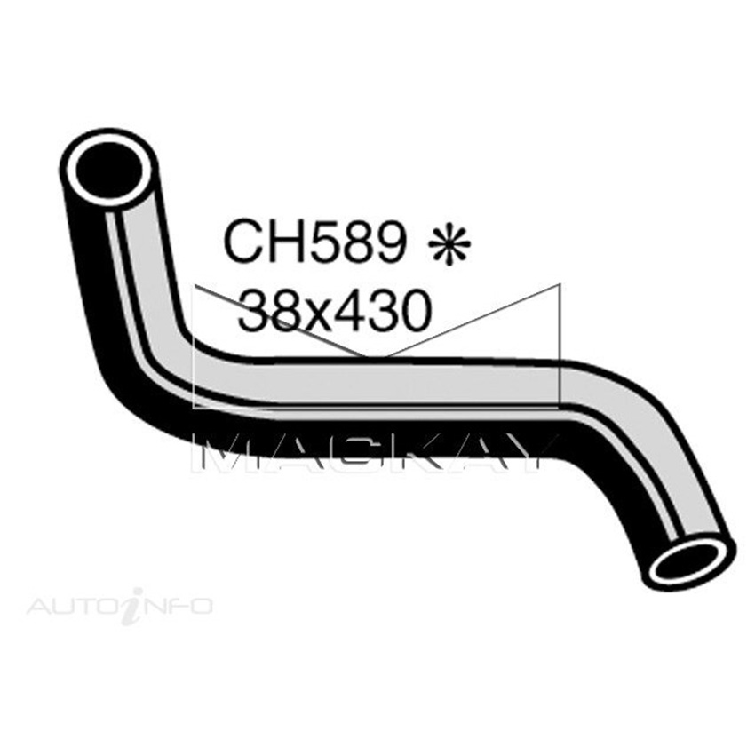 Mackay Bottom Hose For Holden EH 1963-1965  - CH589