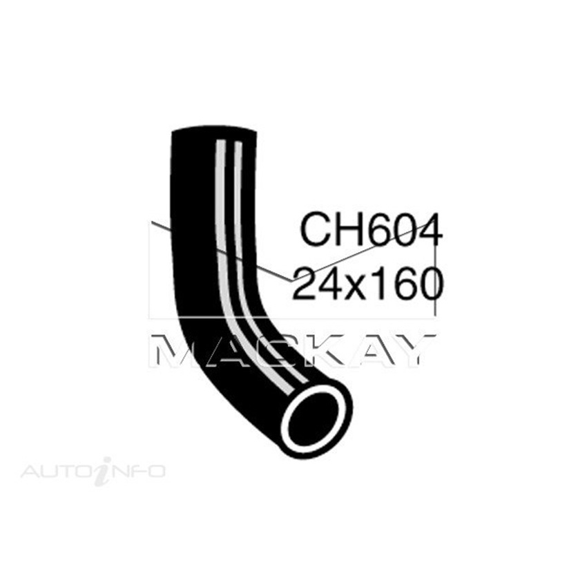 Mackay CH604 Top Hose For Morris Mini Moke 1966-1976 Mackay