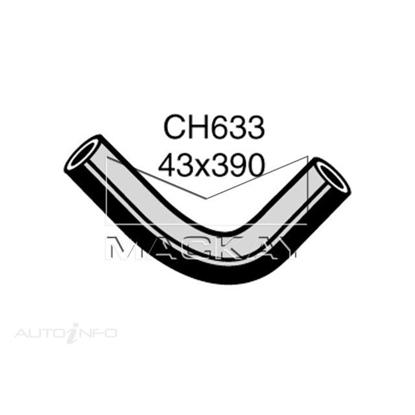 Mackay CH633 Radiator Lower Hose For Nissan Patrol G60 4.0L I6 Ptl Manual & Auto