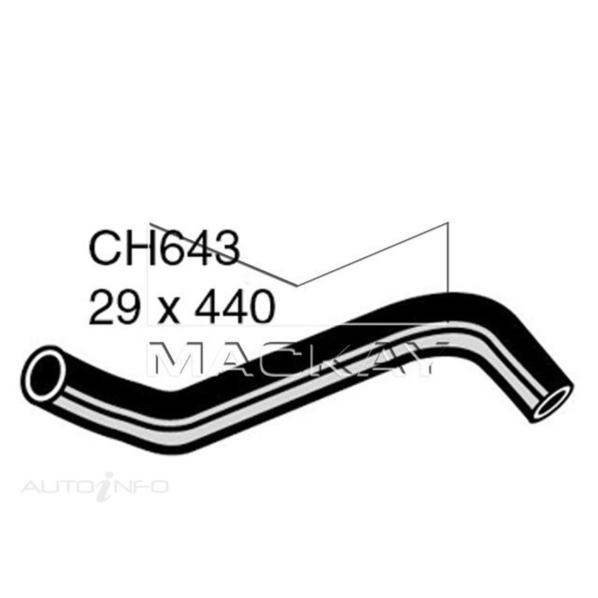 Mackay CH643 Radiator Lower Hose For TRIUMPH 2500 . 2.5L I6 Petrol Manual/Auto