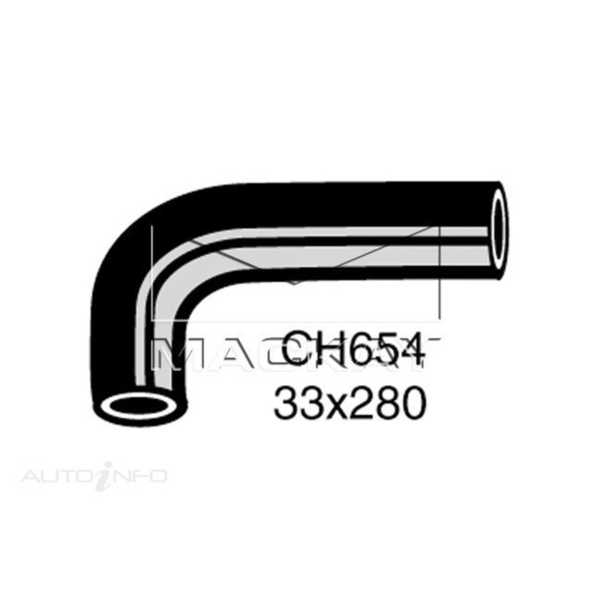 Mackay CH654 Bottom Hose For Toyota Corona RT40 -46 1964-1969 Mackay