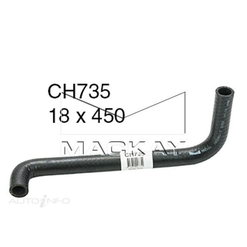 CH735 Heater Hose for Holden Torana LJ 2.3L I6 Petrol Manual / Auto Mackay
