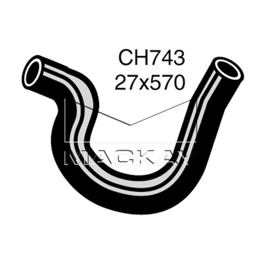 Mackay Radiator Lower Hose For Nissan 1000 B10 1.0L Petrol A10 I4 1967-1970