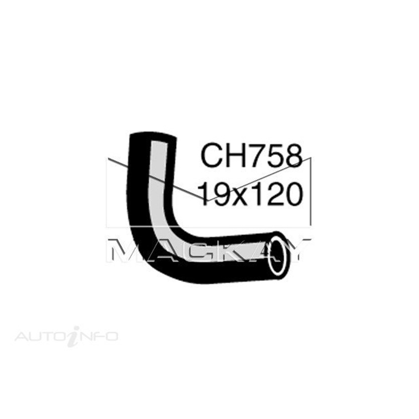 CH758 Heater Hose for Hillman SINGER SUNBEAM TALBOT Hunter and Arrow HB HC