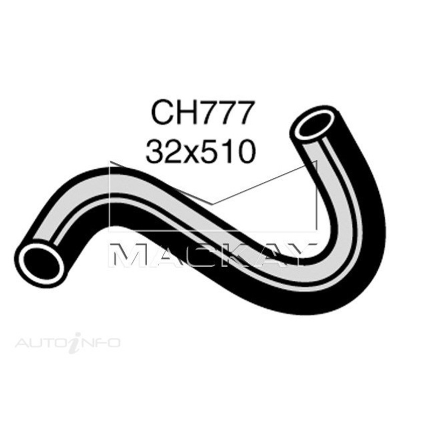 Mackay CH777 Radiator Lower Hose For Holden Torana LJ 1.2L I4 Petrol Manual/Auto