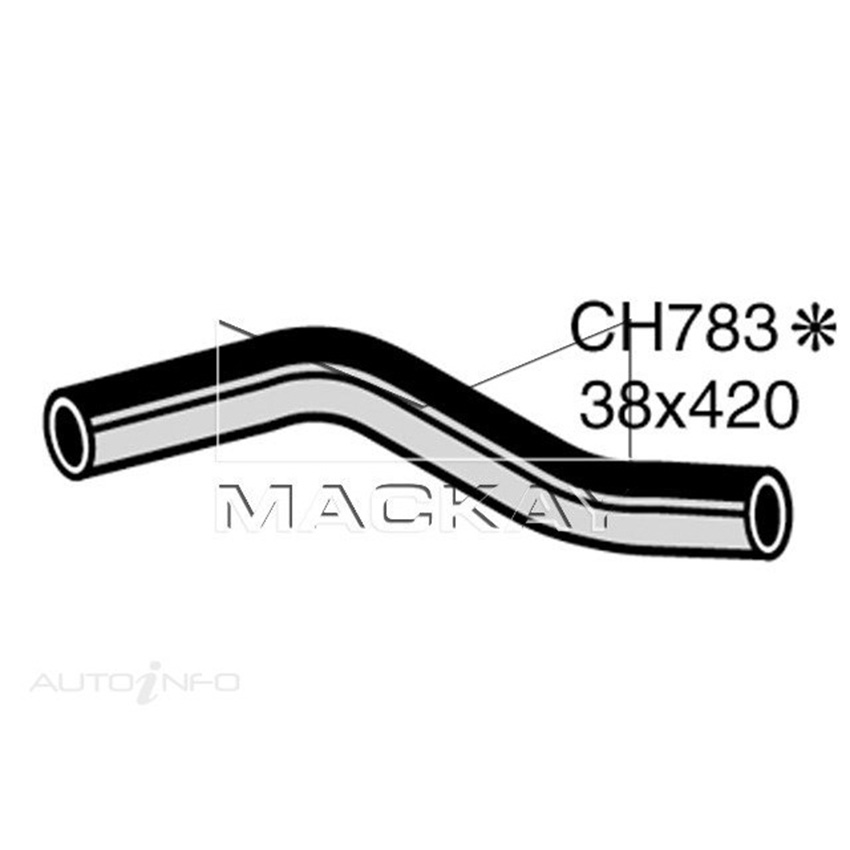 Mackay CH783 Radiator Lower Hose For Chrysler Valiant VF 4.5L V8 Ptl Manual/Auto