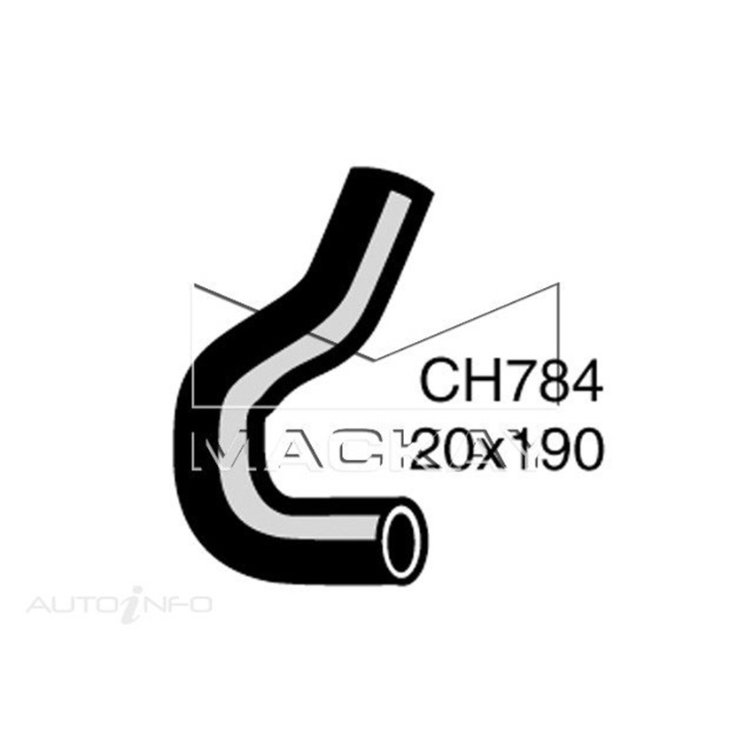CH784 Bypass Hose for Chrysler Valiant VE 1969-1970 - 8CYL Mackay