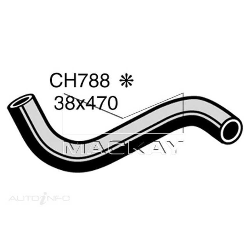 Mackay CH788 Bottom Hose For Holden HK 1968-1971 Mackay