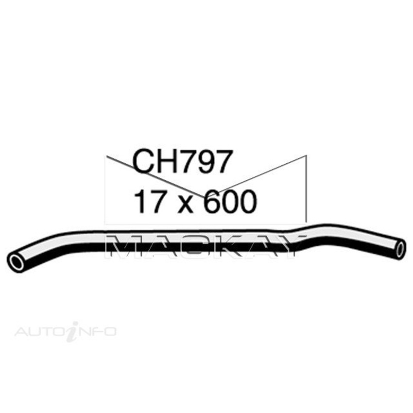Mackay Heater Hose For Holden Belmont HG 3.0L Petrol Manual / Auto  - CH797