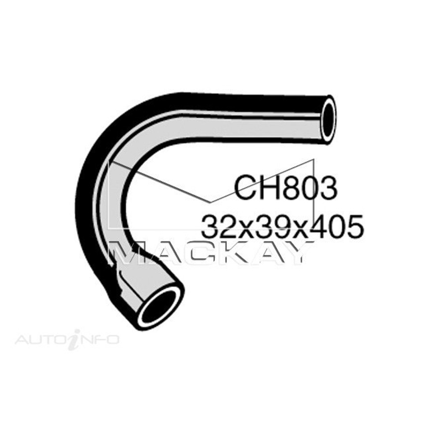 Mackay CH803 Top Hose For Ford Cortina MKII 1967-1978 Mackay