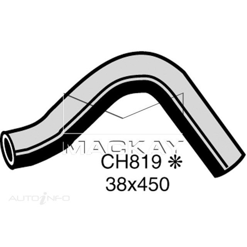 Mackay CH819 Bottom Hose For Holden HT 1969-1970 - V8 Mackay