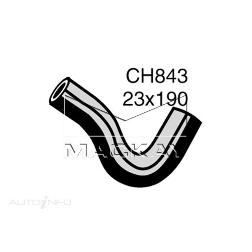 Mackay CH843 Top Hose For Morris 1300 & NOMAD 1500 1969-1971 Mackay