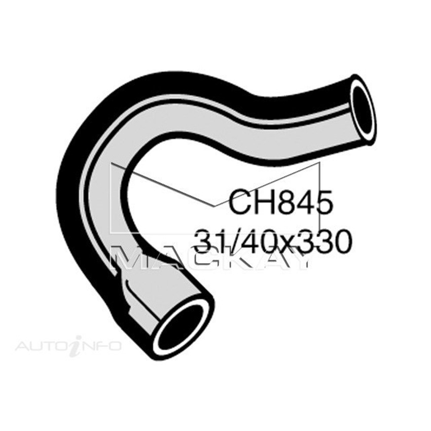 Mackay RADIATOR Top Hose For Ford Escort MKI 1969-1970 - CH845