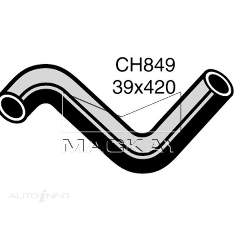 Mackay CH849 Top Hose For Chrysler Valiant VG VH VJ VK -CH CJ CK 6CYL