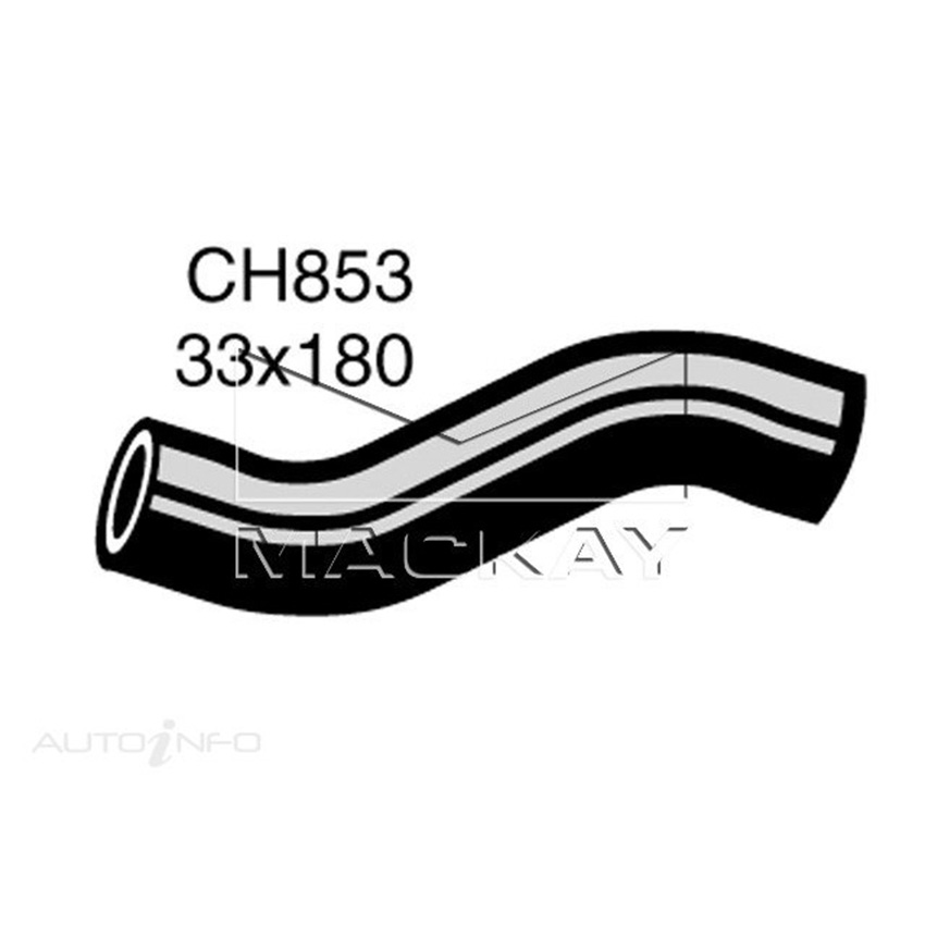 Mackay CH853 Radiator Upper Hose For Nissan 1600 510 1.6L I4 Ptl Manual & Auto