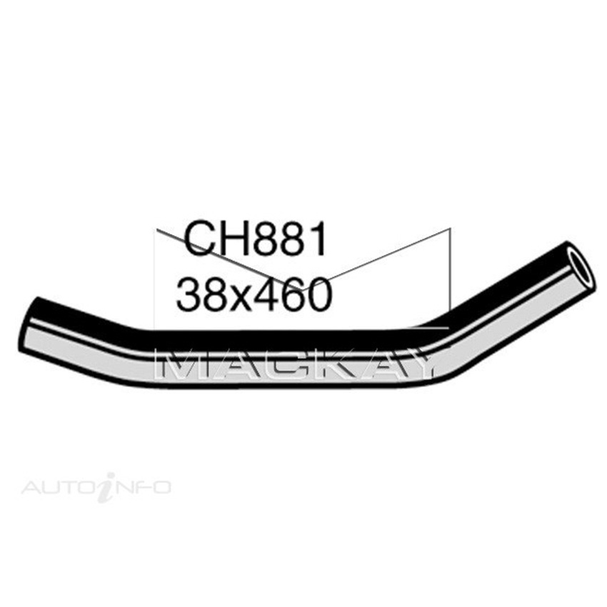 Mackay CH881 Top Hose For Holden HT 1969-1970 Mackay